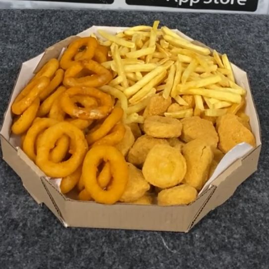 PORÇÃO 3 MIX (MISTA)  BATATA-NUGGETS-ONIOS