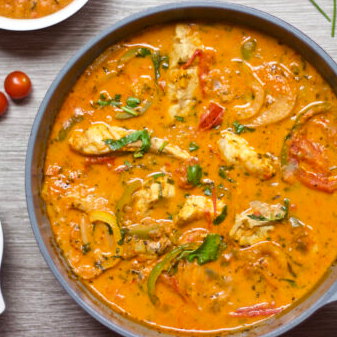 Moqueca de peixe (serve 2 pessoas)