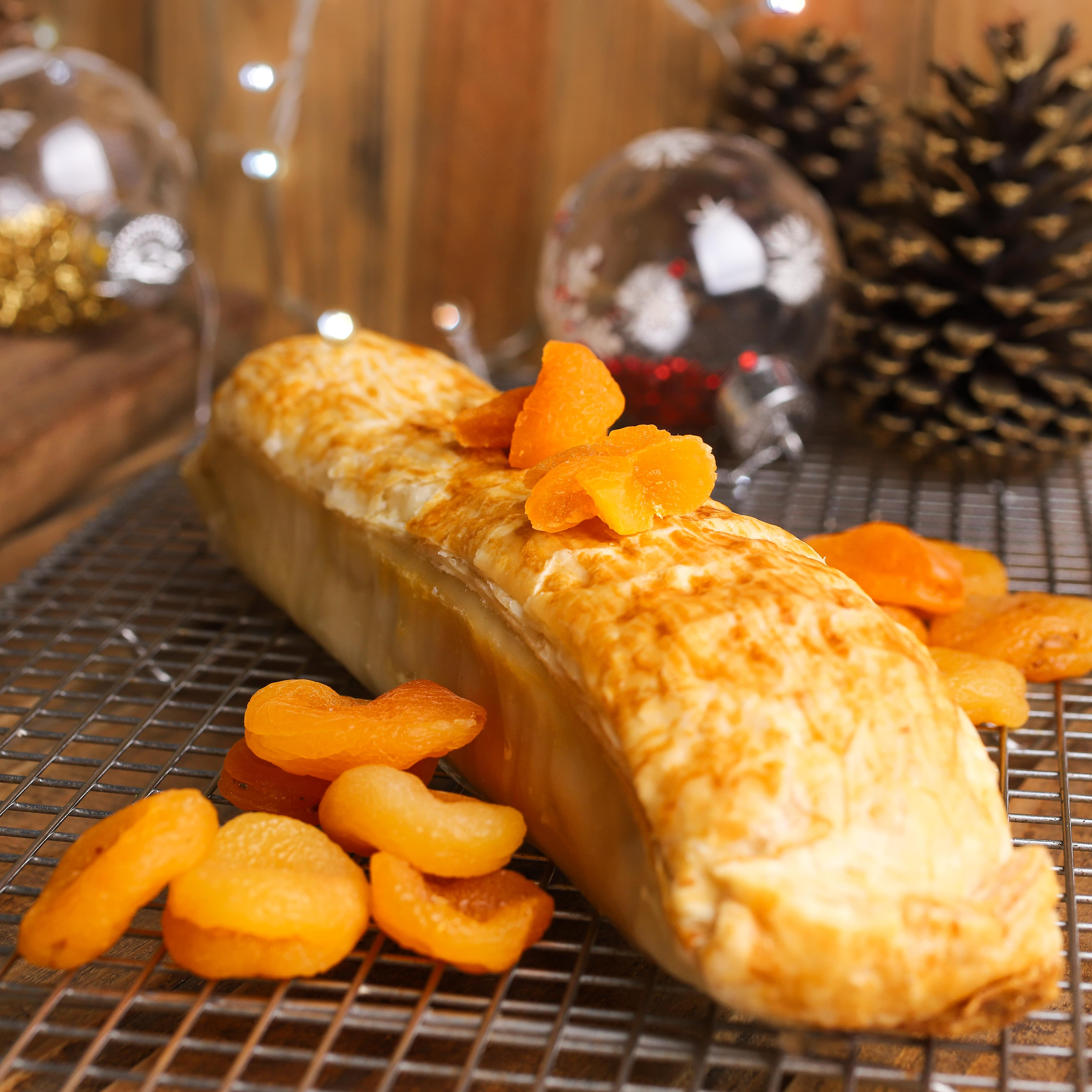 FOLHADO DE FRANGO C/ DAMASCO  500 g