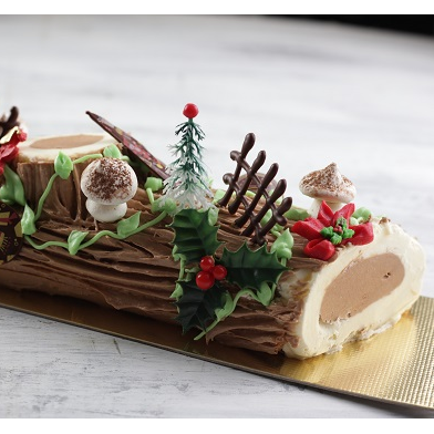 Bûche de Nöel Crème au Beurre (chocolate) - 8 pessoas
