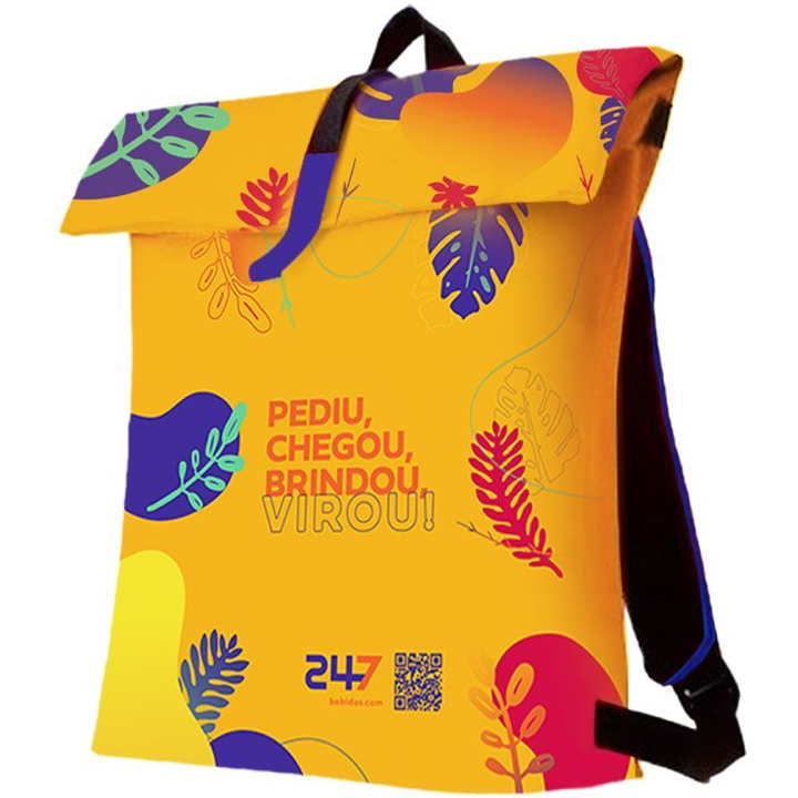 Cópia de Mochila Térmica 247 Amarela