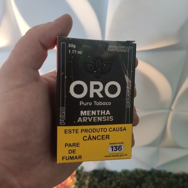 Essência Oro Puro Tobaco Mentha Arvensis