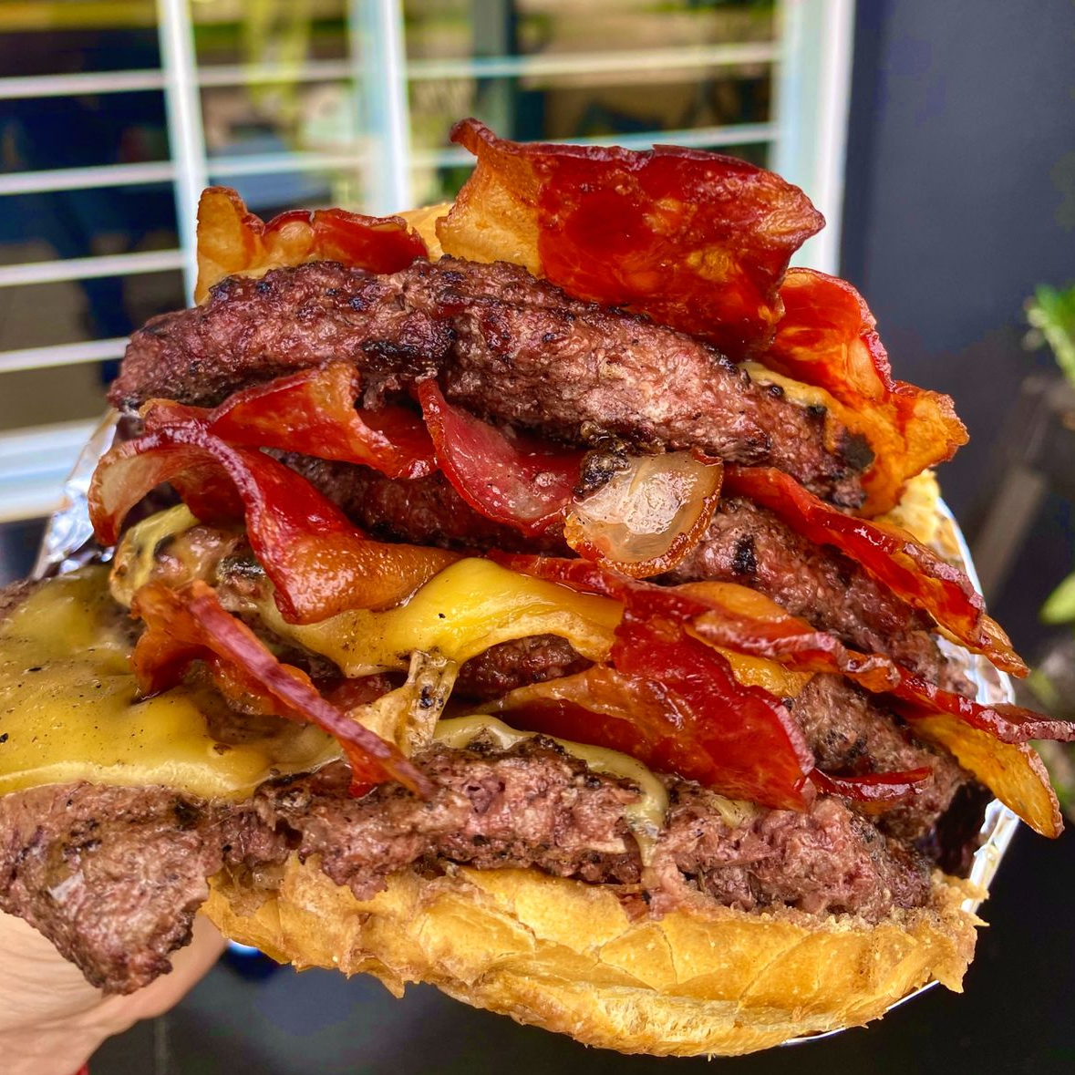 Quarteirão com Bacon Individual ( Muuuuuiiiiitttttoooo BACON )