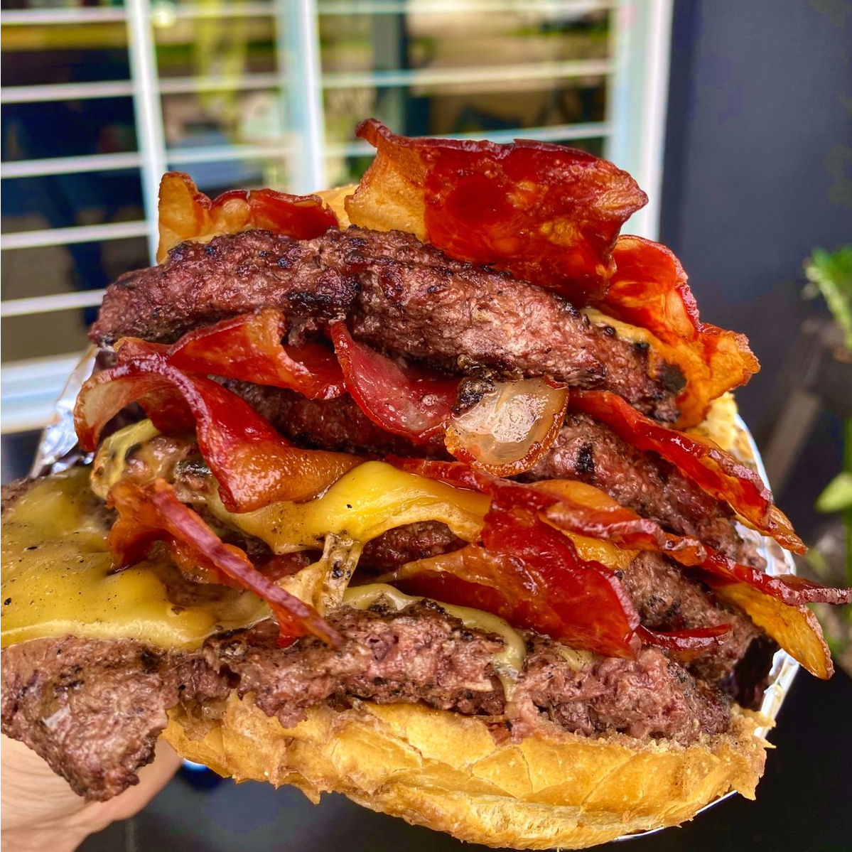 Quarteirão com bacon Individual