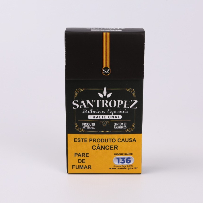 Cigarro de Palha Santropez Tradicional Maço c/20