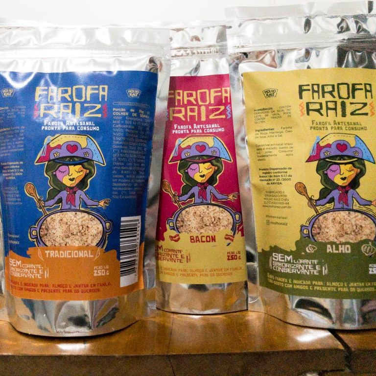 FAROFA DE BACON RAIZ 250g