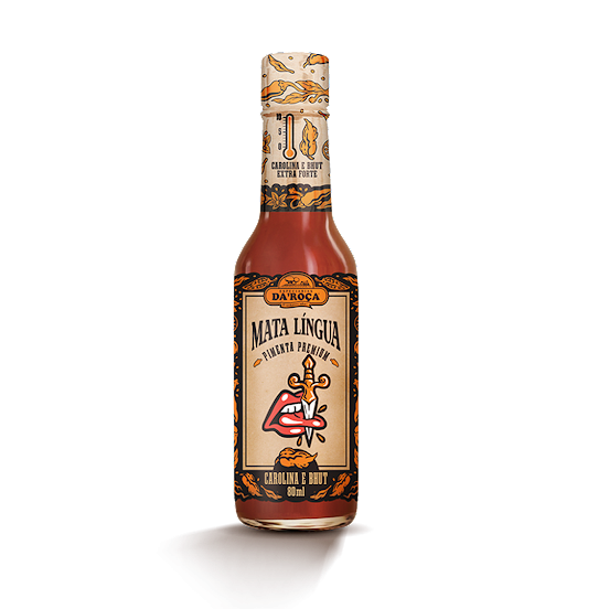 MOLHO DE PIMENTA PREMIUM MATA LINGUA 80ML ROÇA
