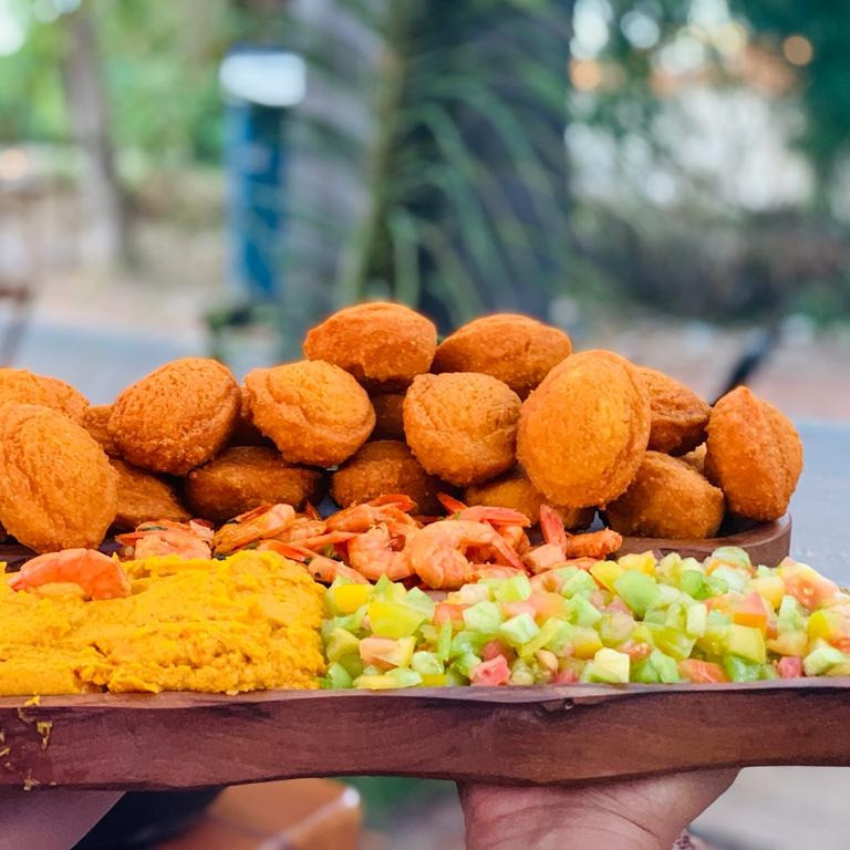 30 mini acarajés