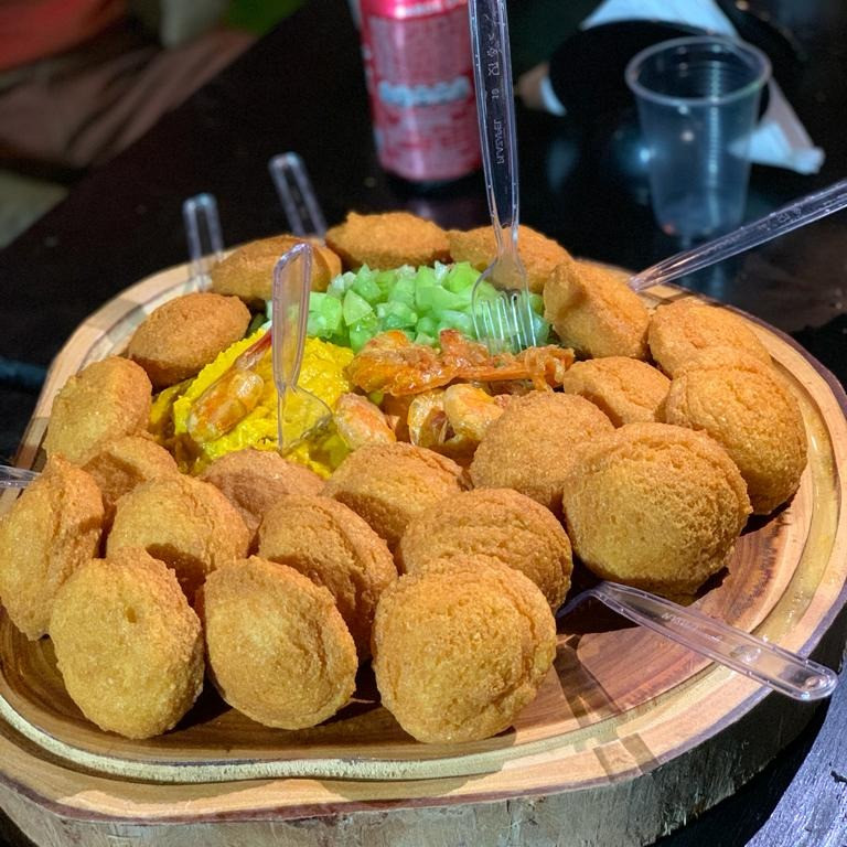 20 mini acarajés