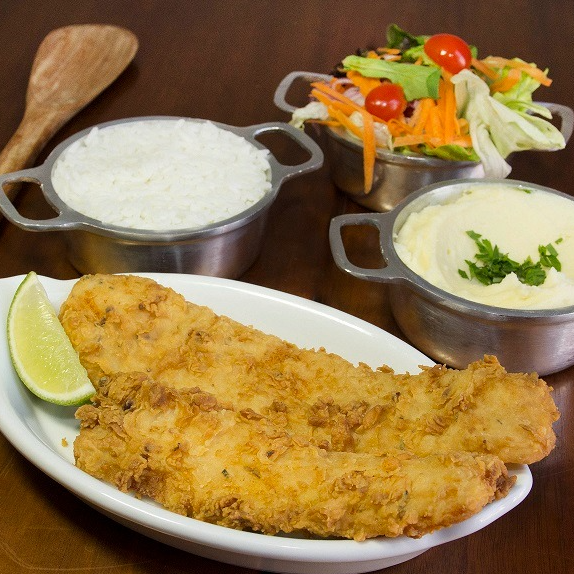 Filé de linguado à doré 