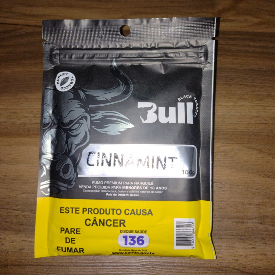 Essência Bull Black Tobacco Cinnamint 100g