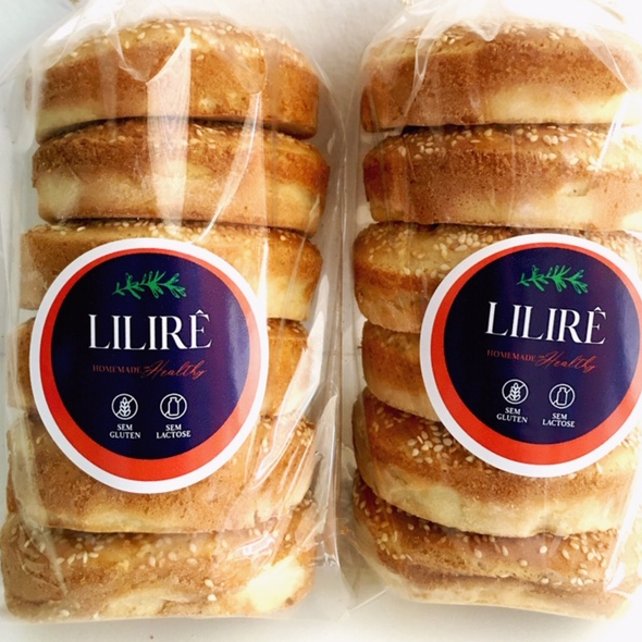Pão Hambúrguer sem Glúten pacote com 5 unidades