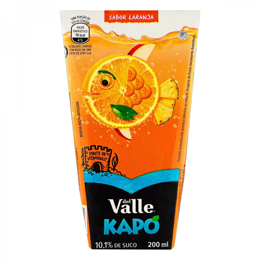 SUCO LARANJA KAPÓ 200ML