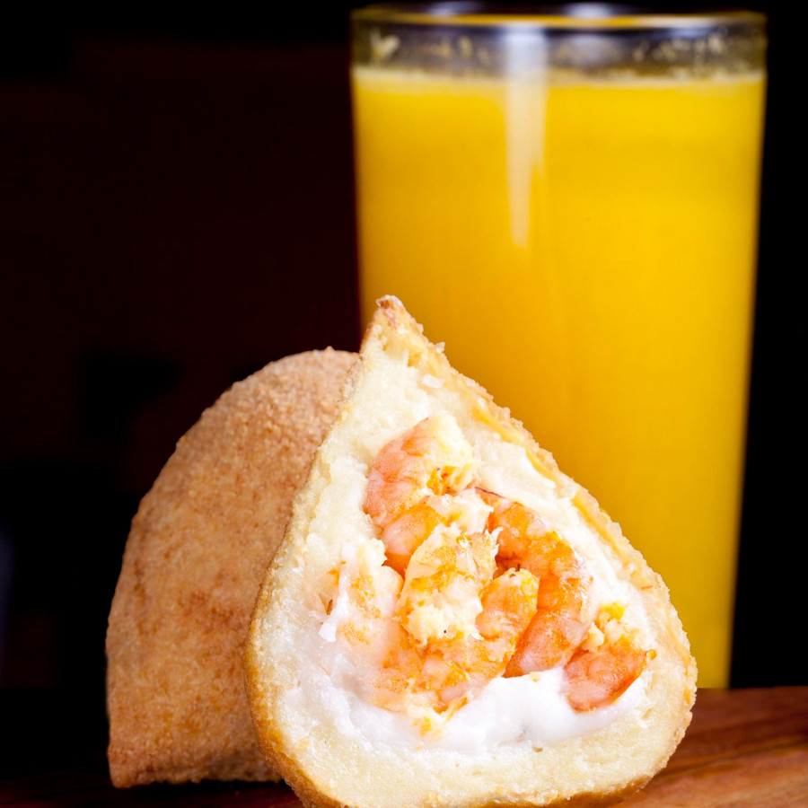 Camarão com cream cheese