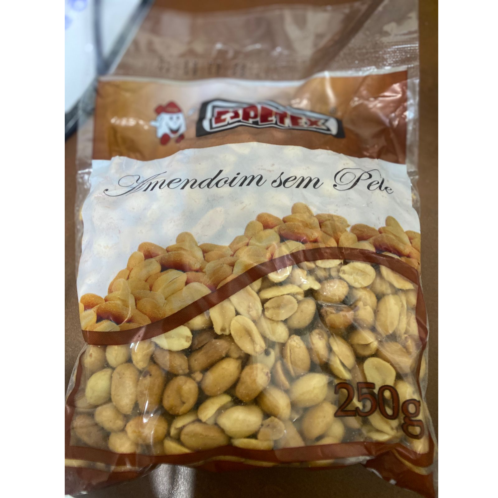 Espetex Amendoim Sem pele 250g