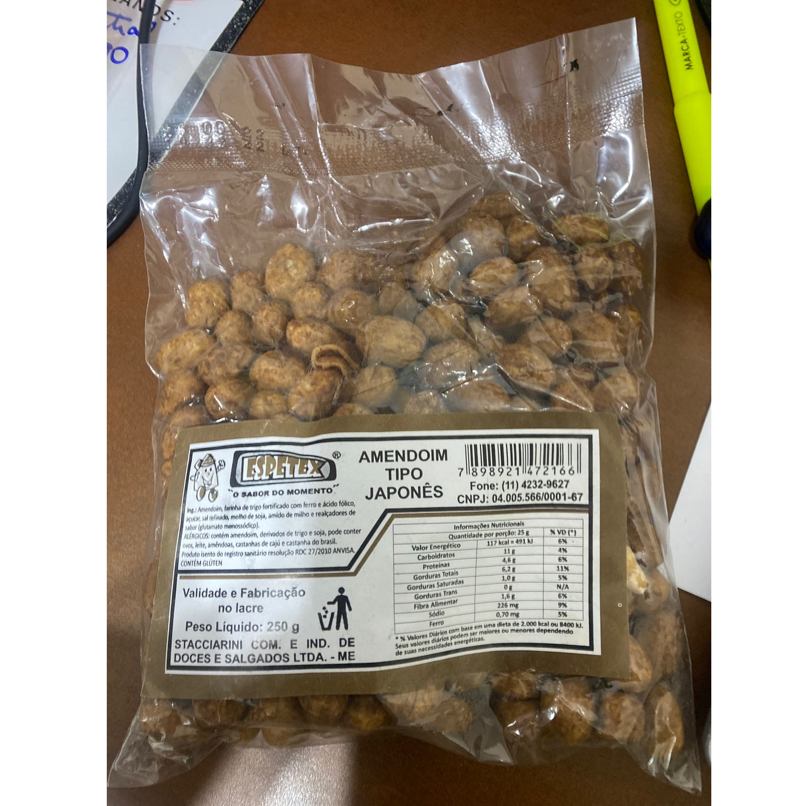 Espetex Amendoim Tipo Japonês 250g