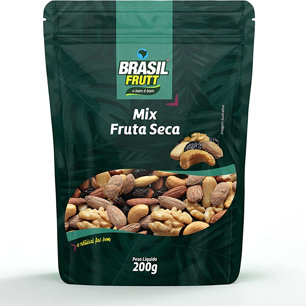 Mix Fruta Seca 200g - Brasil Frutt