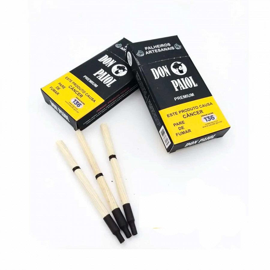 Cigarro de Palha Dom Paiol Premium com Piteira Maço