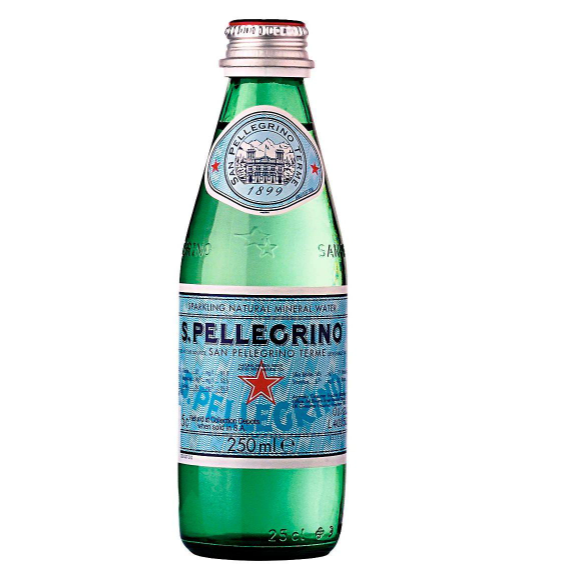 Água Mineral Natural com Gás S. Pellegrino Garrafa 250ml