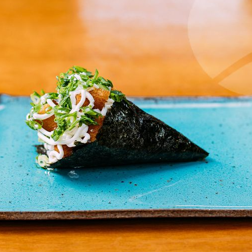 Mini Temaki Tempurá de Camarão