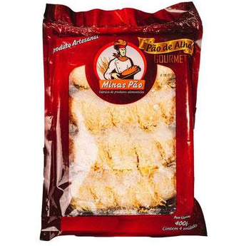 PAO DE ALHO MINAS GOURMET 400G COSTELA REQUEIJAO