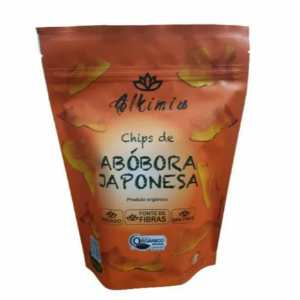 Alkimia chips de abóbora japonesa assado orgânico  25g
