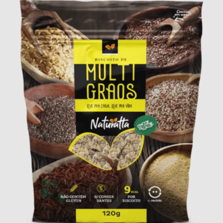 Naturatta Biscoito multigrãos 120g  