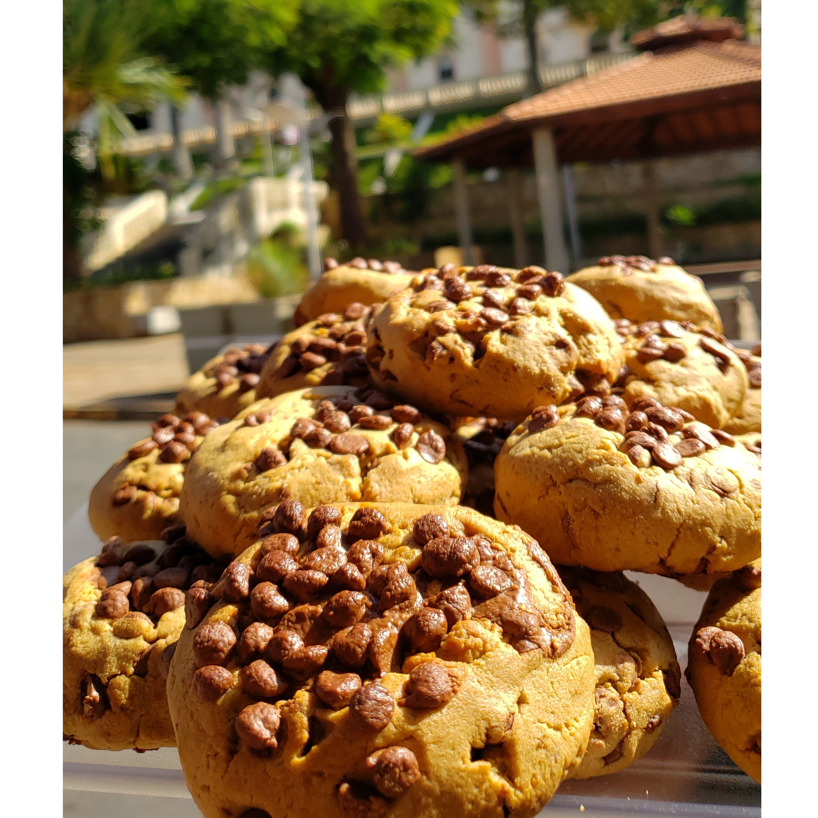 Cookies recheado de  Brigadeiro