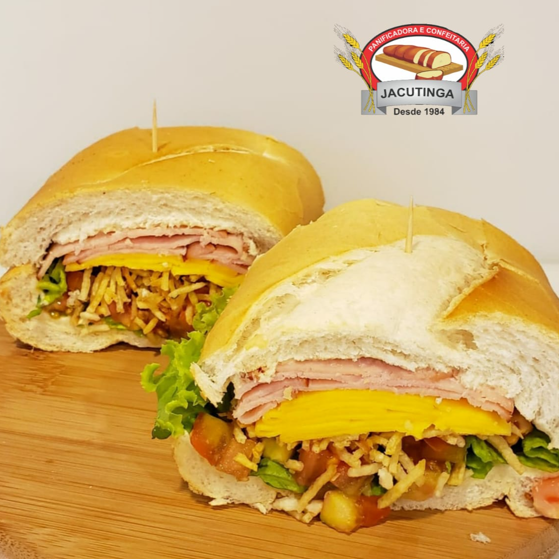 Lanche Natural de Presunto e Mussarela