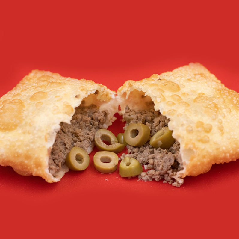 Pastel de carne com azeitona