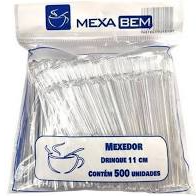 Mexedor Plástico 11cm - Pacote com 500 Und