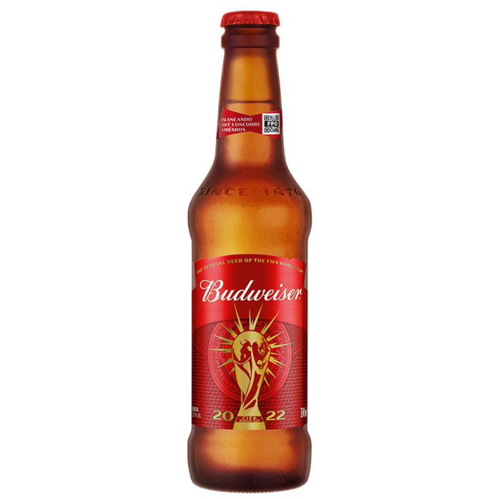 BUDWEISER LONG NECK A UNIDADE 330 ML