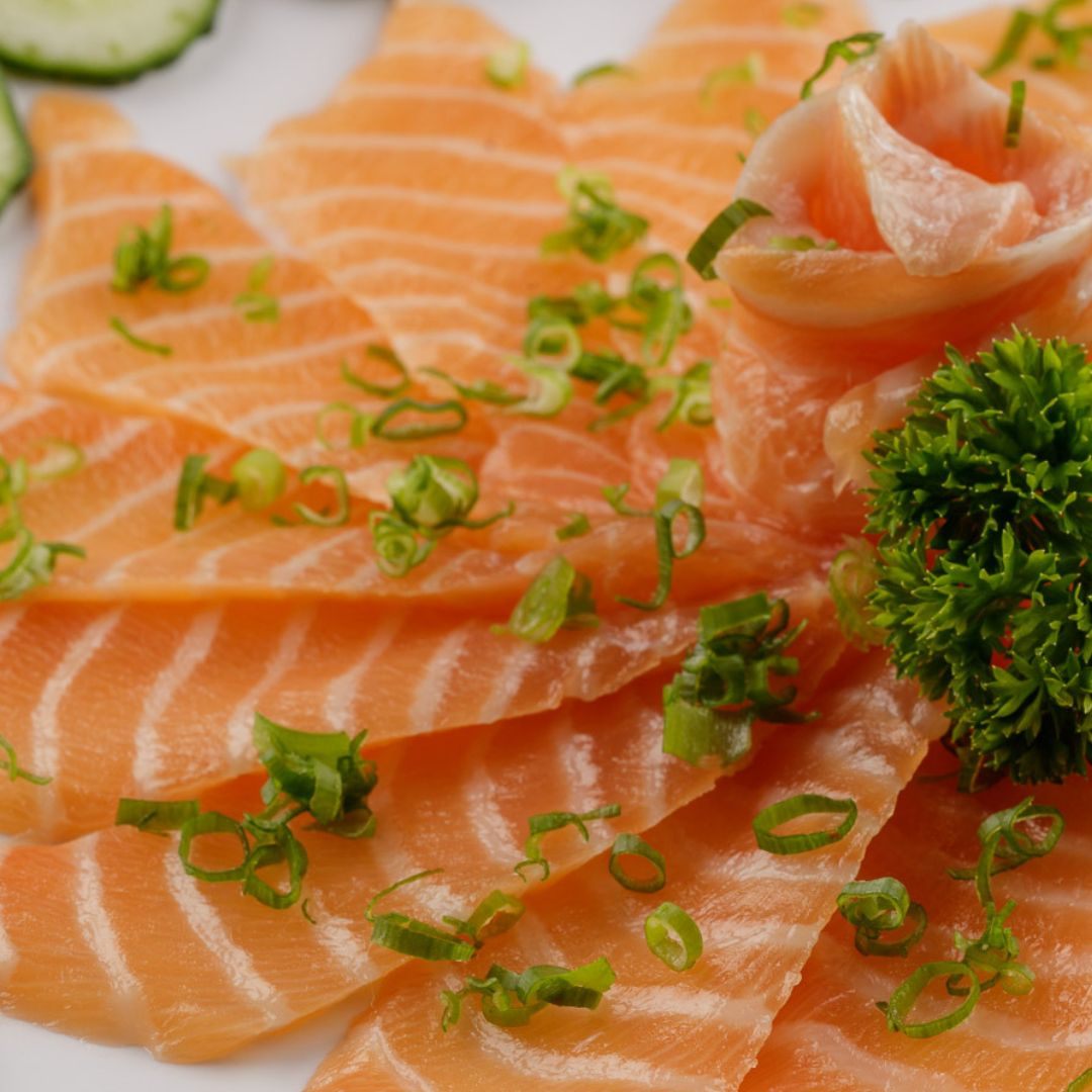 Carpaccio de Salmão Simples| Aprox. 200g