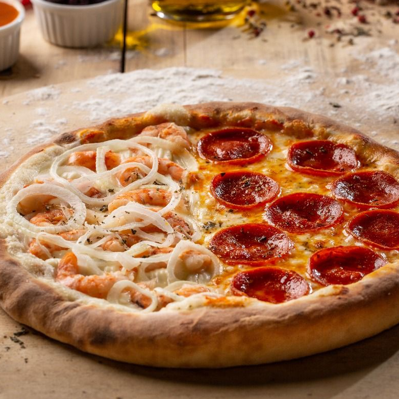 Pizza Broto Meio a Meio(25cm)