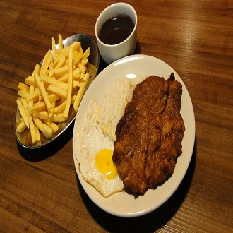 À la minuta de alcatra à milanesa