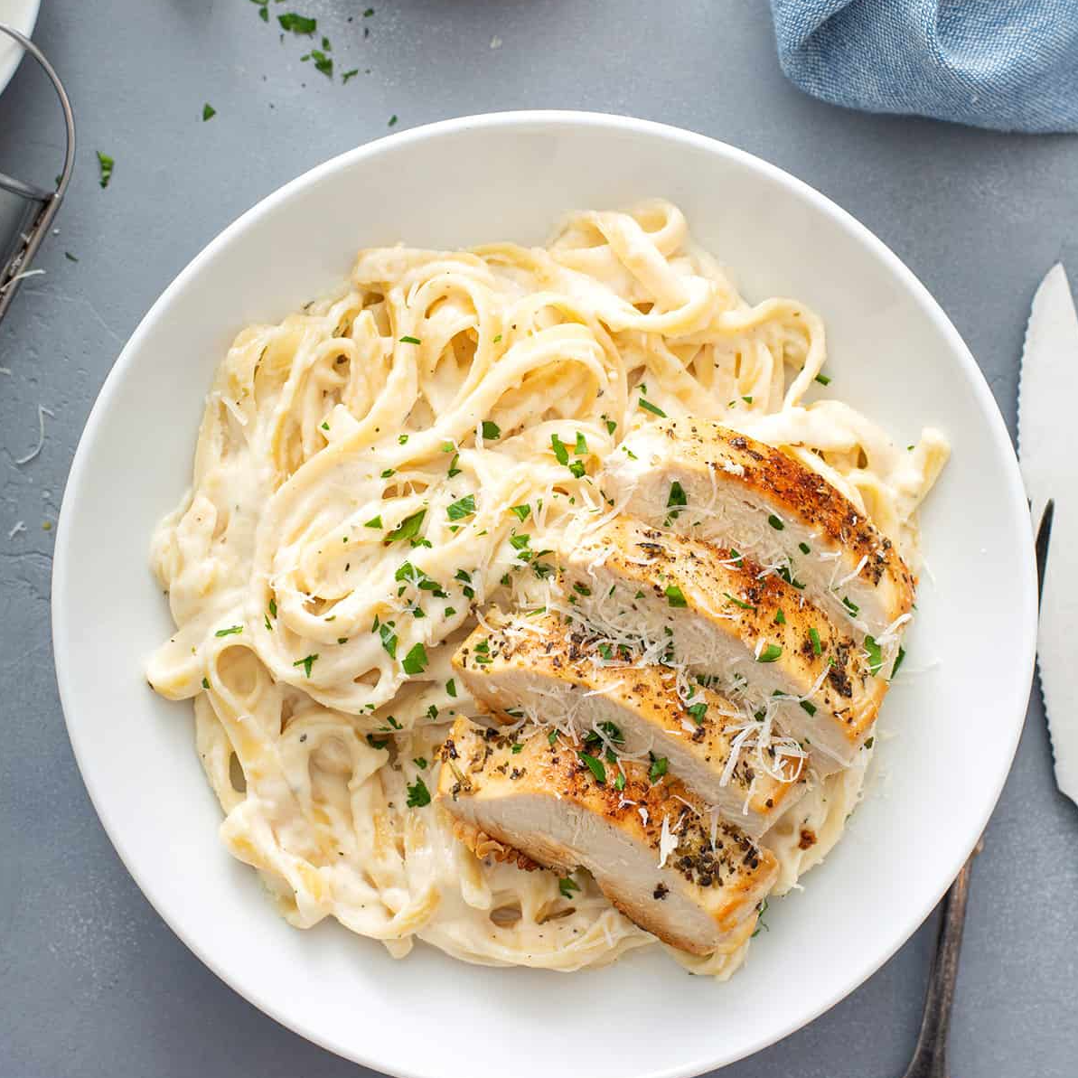 Fettuccine Alfredo Chicken