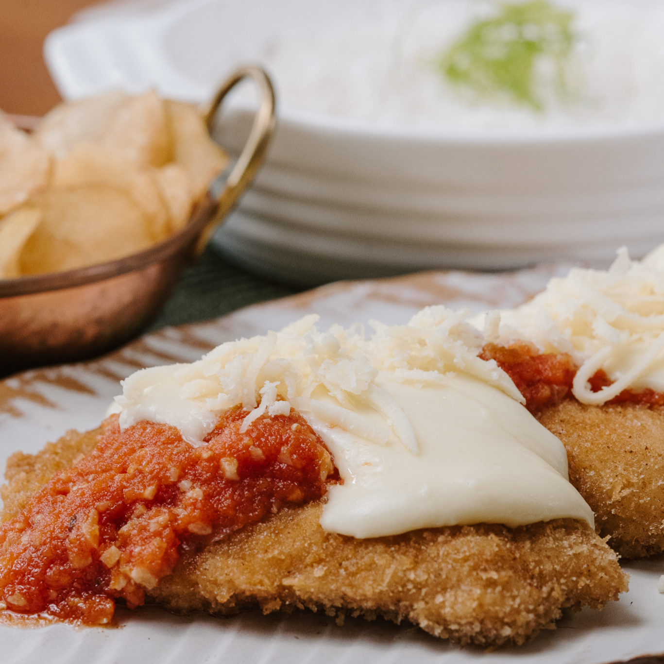 Tilápia à Parmegiana | 1 Pessoa