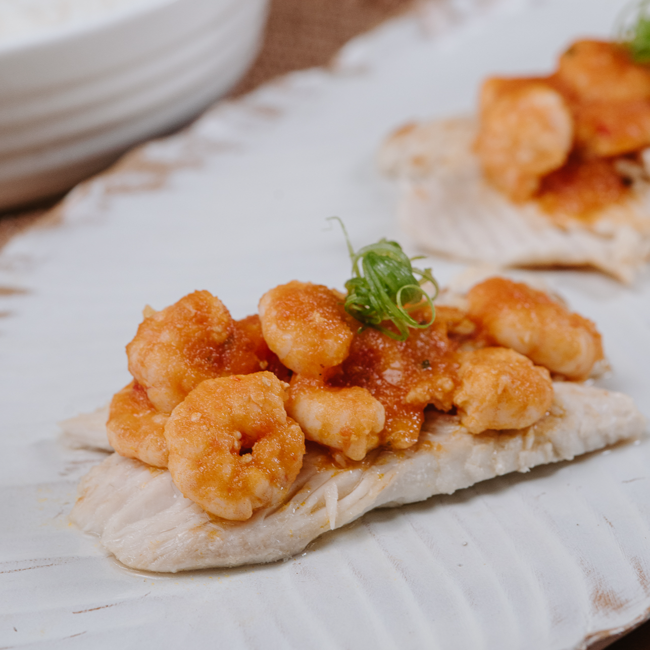 Tilápia ao Molho de Camarão | 1 Pessoa