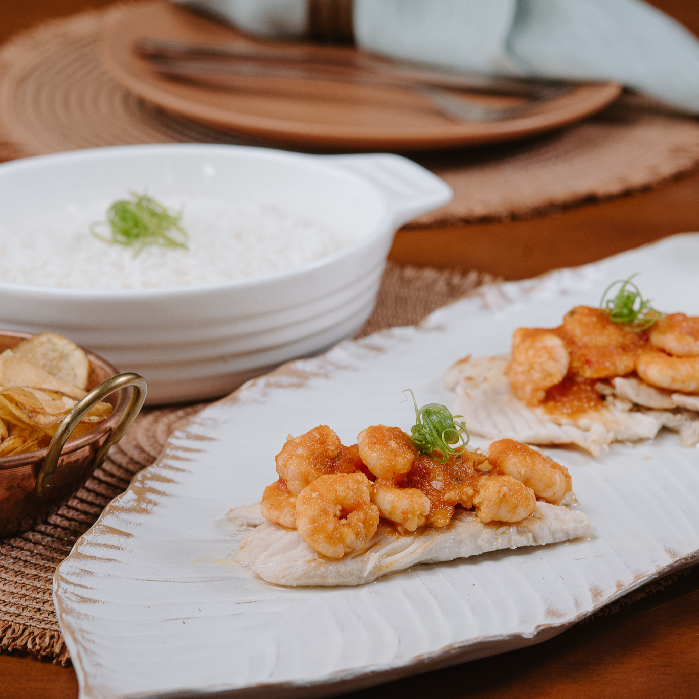 Tilápia ao Molho de Camarão | 2 Pessoas