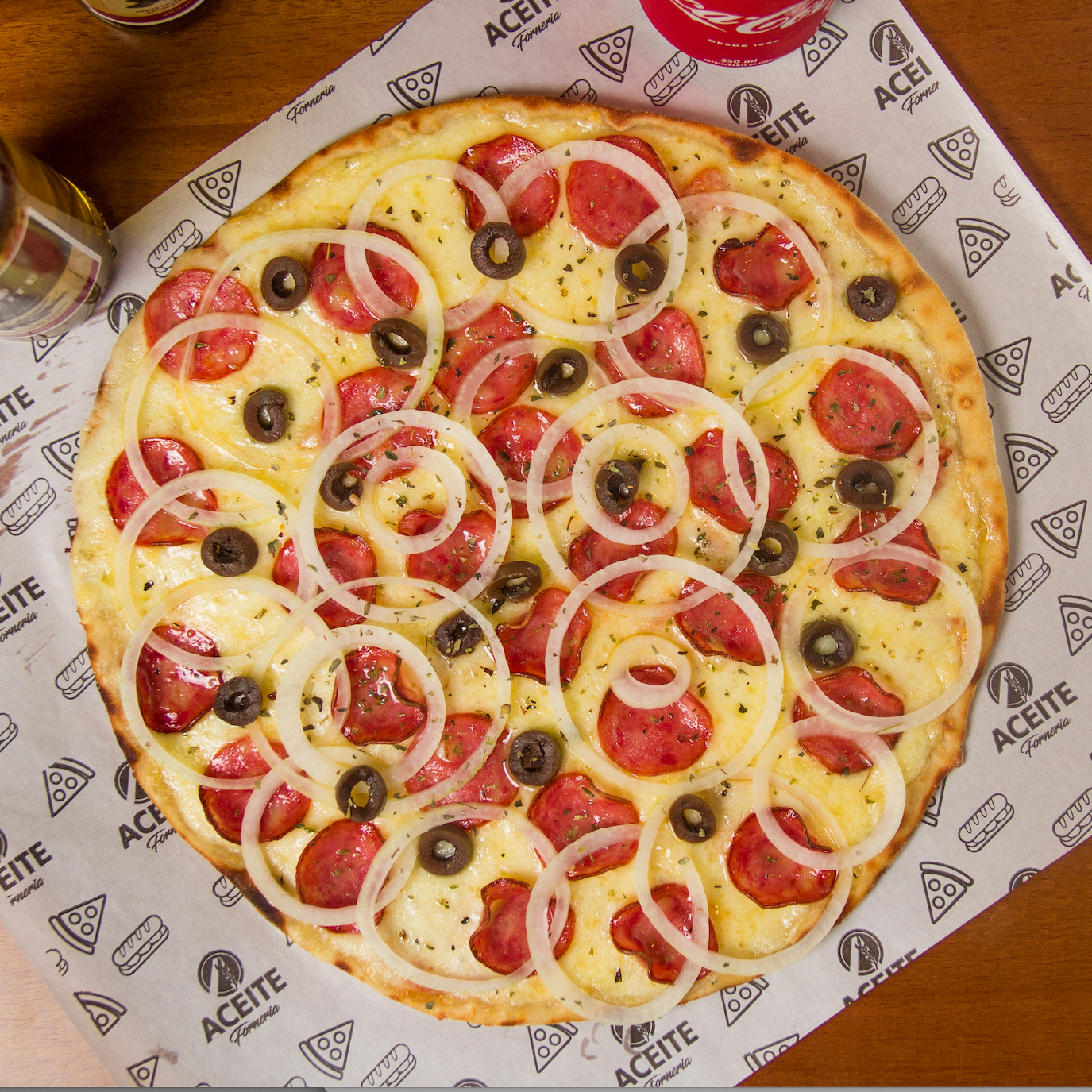 Monte sua pizza de 30 cm - 8 fatias