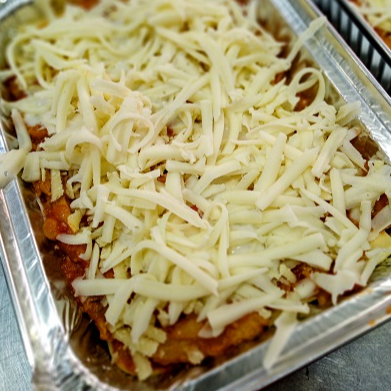 Lasanha de bolonhesa congelada (vegana)