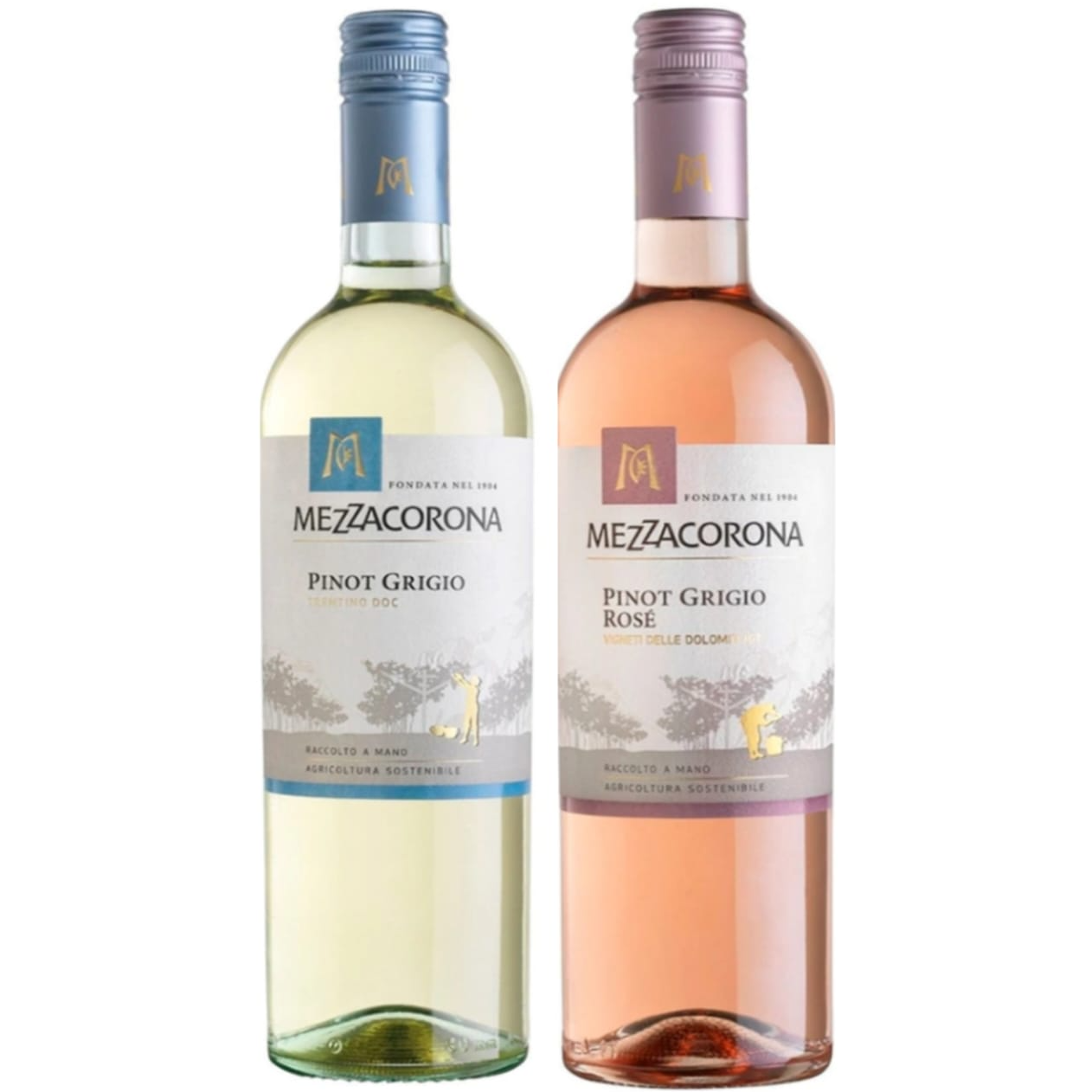 Duo Pinot Grigio Italiano Branco e Rosé