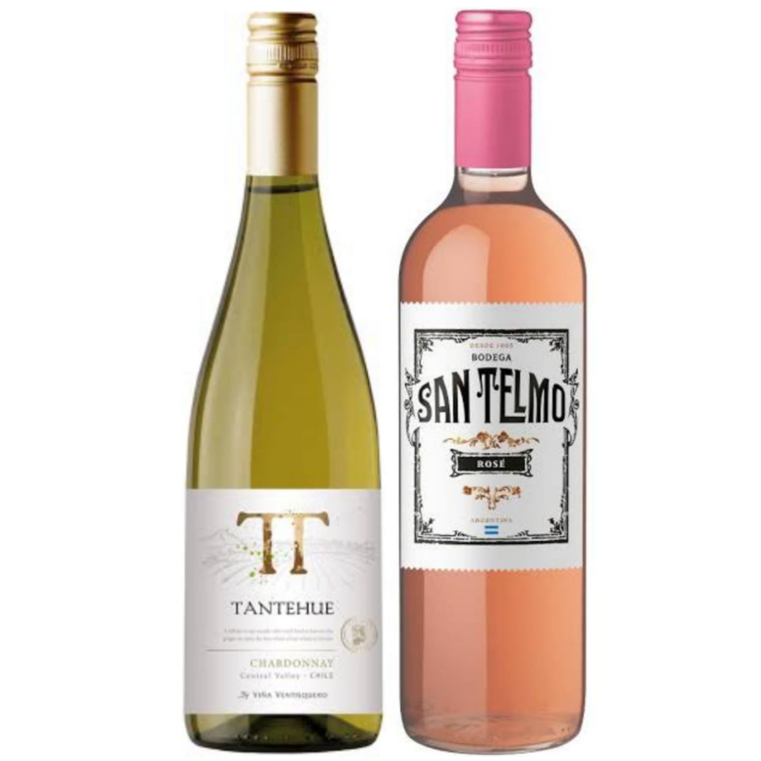 Duo Tantehue Chardonnay + San Telmo Rosé
