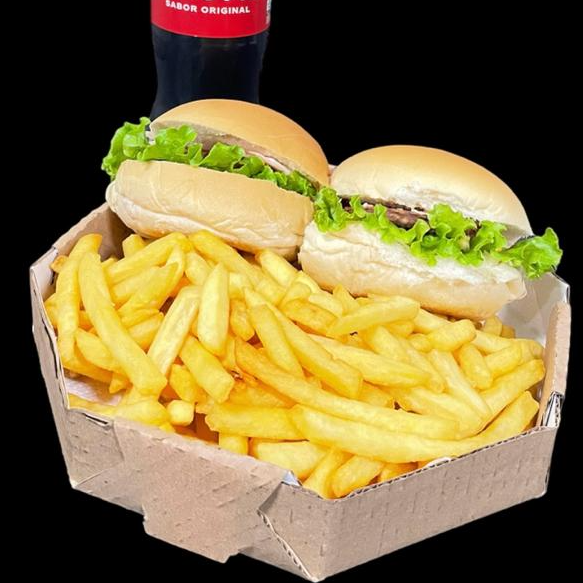 combo casal batata + coca 600ml