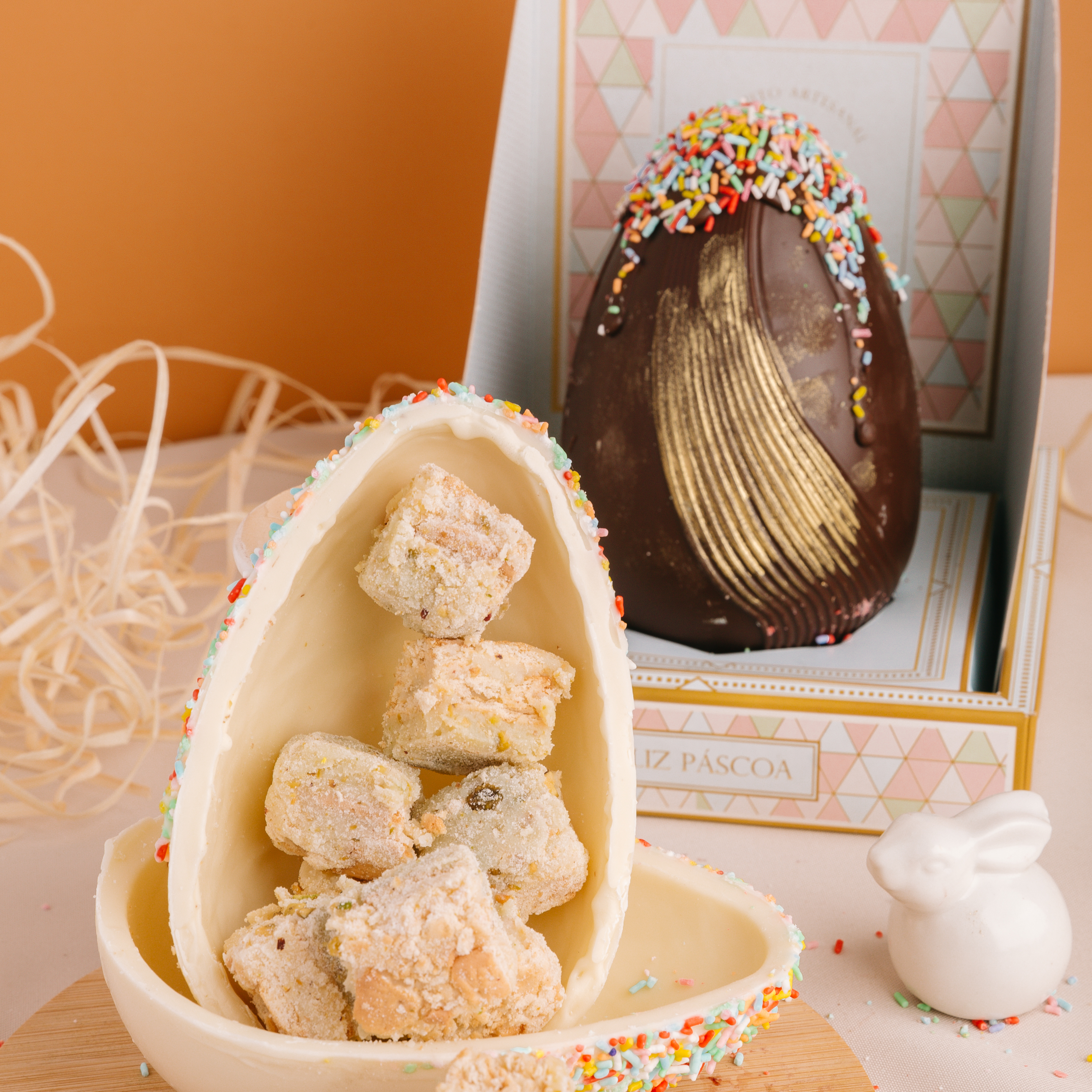 Ovo Surpresa de Palha Italiana 