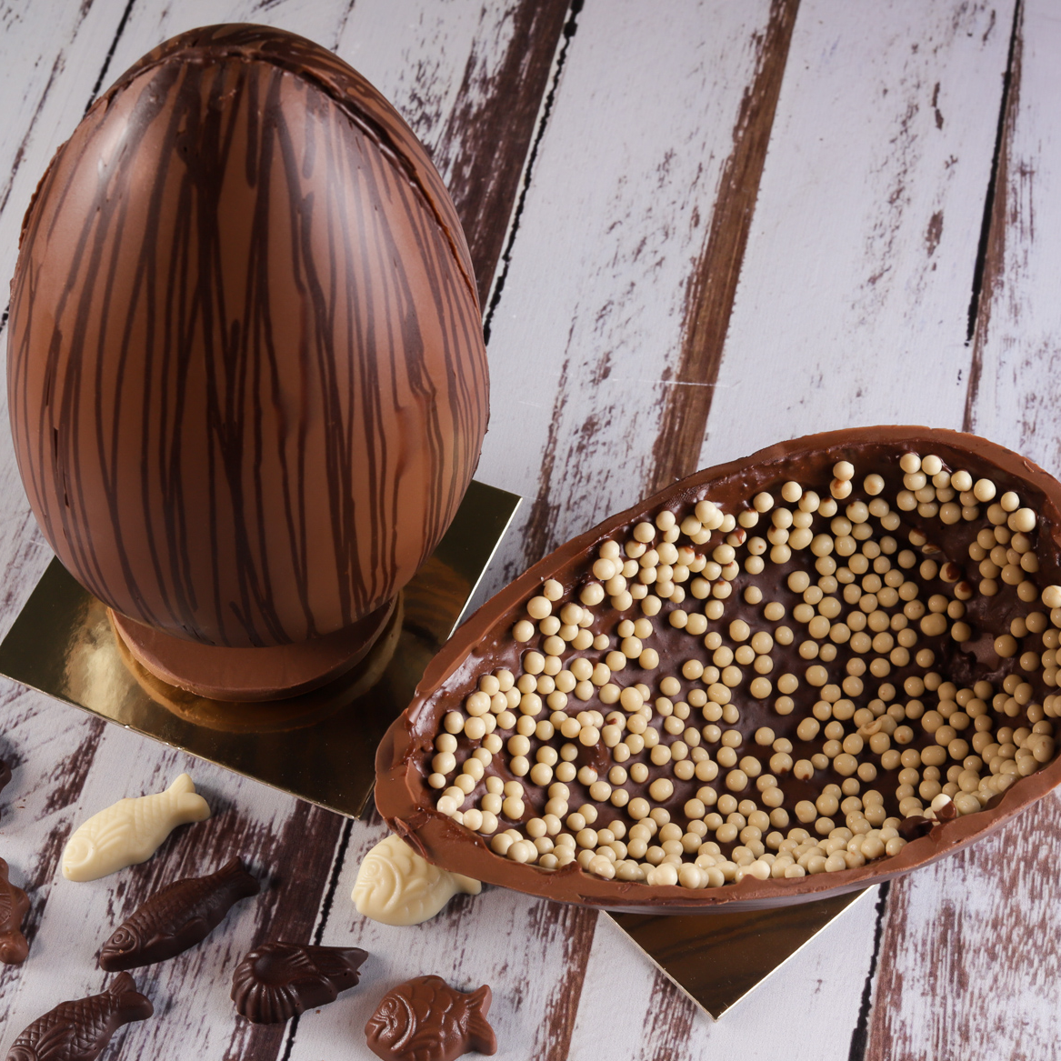 Ovo Gianduja Crispy ao leite - 350g