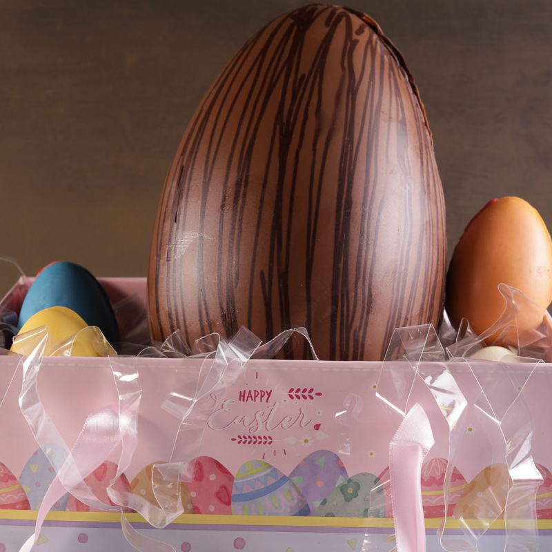 Cesta c/ 1 Gianduja e 4 ovos 40g