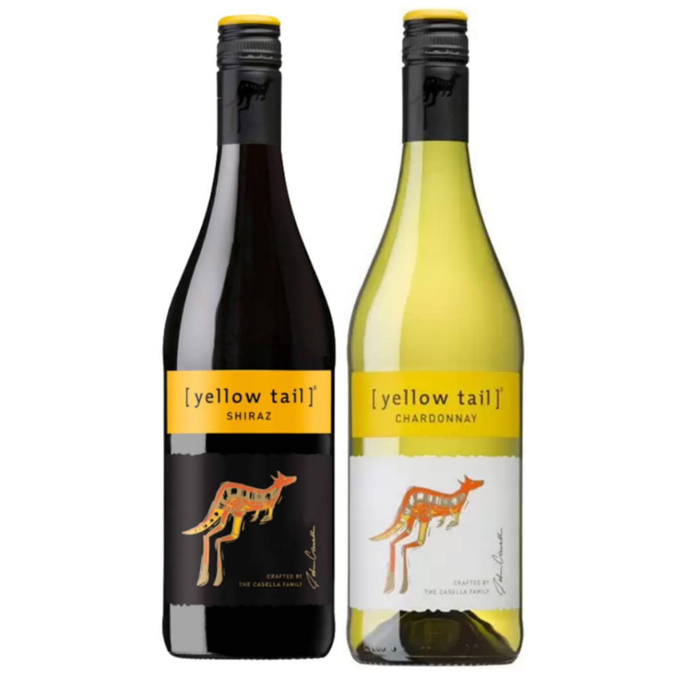 Dupla Australiana Yellow Tail Syrah + Chardonnay