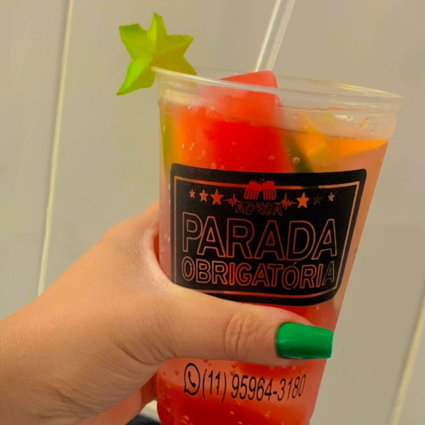 DUAS DOSES DE GIN ***COM FRUTAS*** 