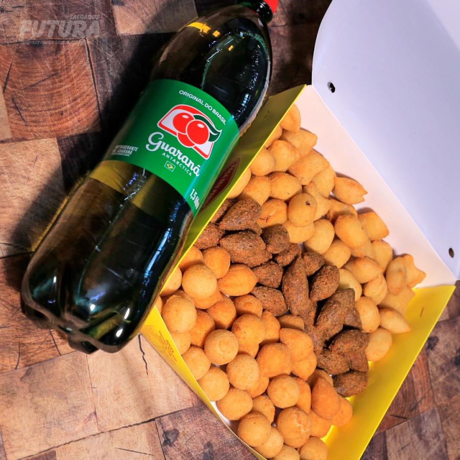 PROMOÇÃO 2 ( 100 Mini salgados + Guaraná  2L)